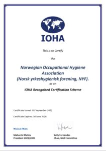 IOHA NAR recognition
